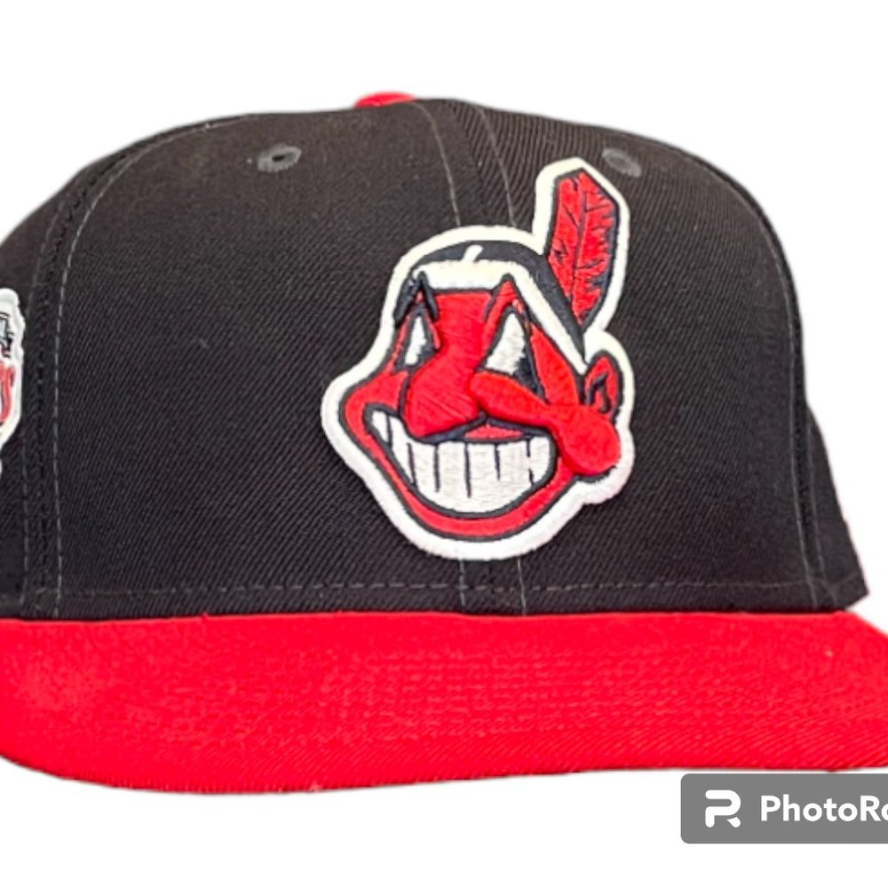Cleveland Indians Jacobs Field Hat - Rare - Fitted